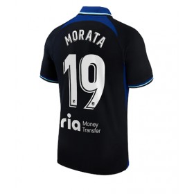 Herren Fußballbekleidung Atletico Madrid Alvaro Morata #19 Auswärtstrikot 2022-23 Kurzarm